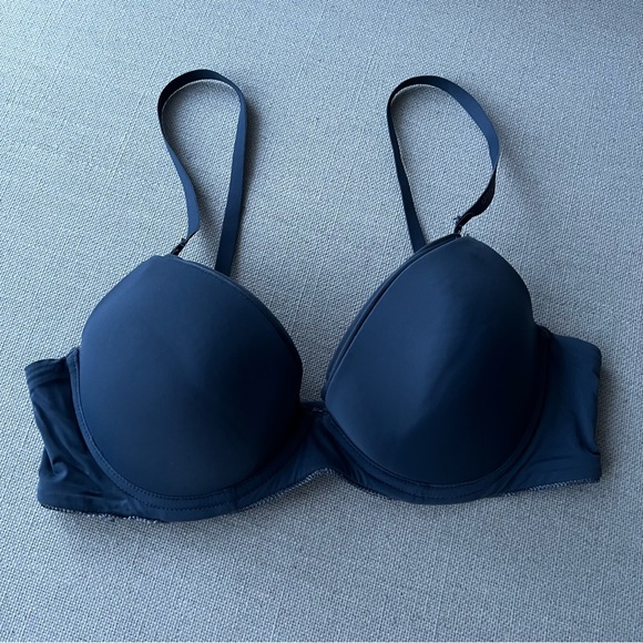 CALVIN KLEIN Blue Customized Lift Bra - Picture 1 of 3